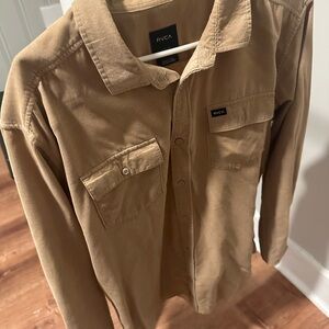 RVCA Tan Corduroy Shirt